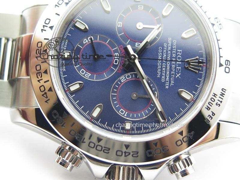 Daytona 116520 Noob Best Edition Blue Dial On SS Bracelet A7750 V2