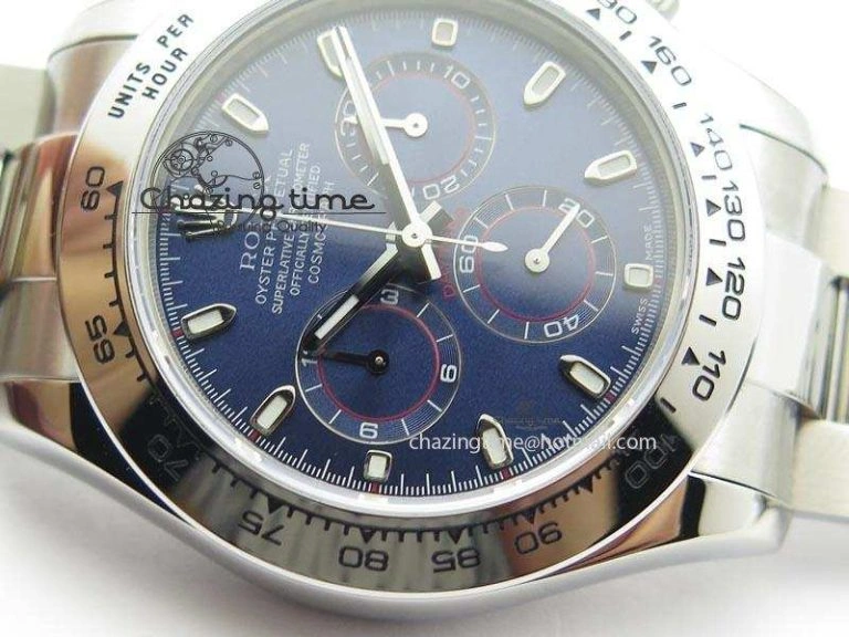 Daytona 116520 Noob Best Edition Blue Dial On SS Bracelet A7750 V2