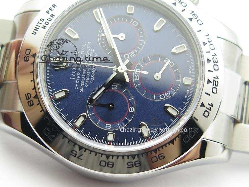 Daytona 116520 Noob Best Edition Blue Dial On SS Bracelet A7750 V2