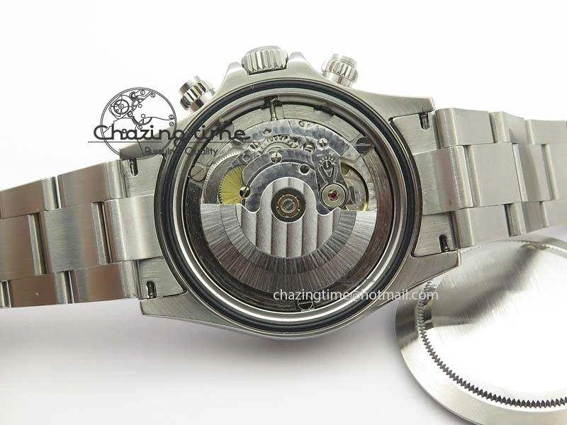 Daytona 116520 Noob Best Edition White Dial On SS Bracelet A2824 (Same Thickness as Genuine)