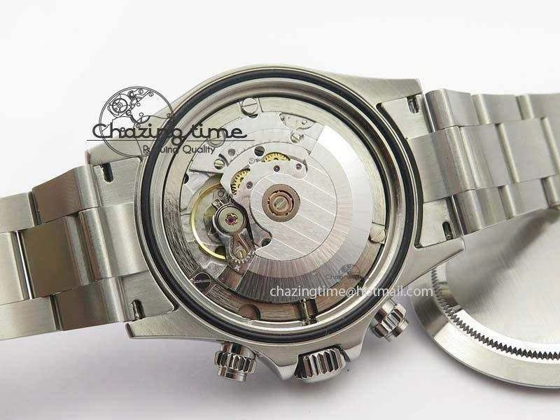 Daytona 116520 Noob Best Edition White Dial On SS Bracelet A2824 (Same Thickness as Genuine)