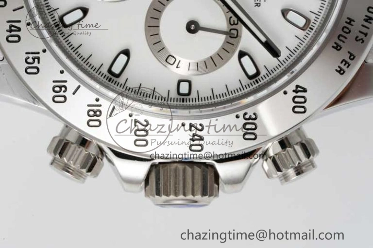Daytona 116520 QF 1:1 Best Edition 904L SS Case and Bracelet White Dial SA4130