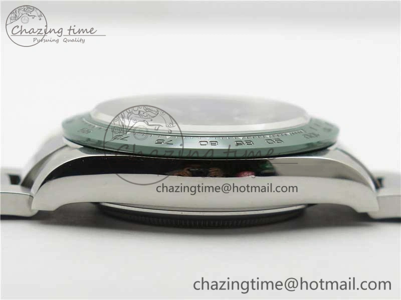 Daytona 116520 Real Ceramic Bezel SS UBF Best Edition Green Stick Markers Dial on SS Bracelet A7750