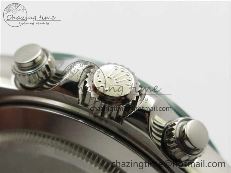 Daytona 116520 Real Ceramic Bezel SS UBF Best Edition Green Stick Markers Dial on SS Bracelet A7750