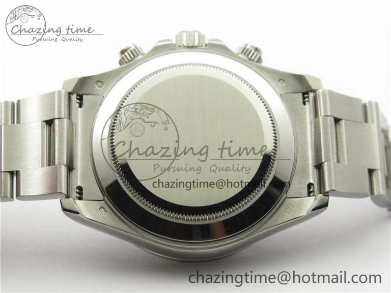 Daytona 116520 Real Ceramic Bezel SS UBF Best Edition Green Stick Markers Dial on SS Bracelet A7750