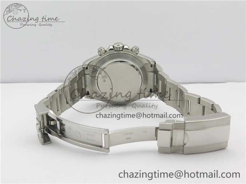 Daytona 116520 SS Noob 1:1 Best Edition White Dial On SS Bracelet A7750