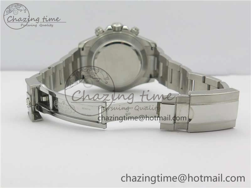 Daytona 116520 SS Noob 1:1 Best Edition White Dial On SS Bracelet A7750