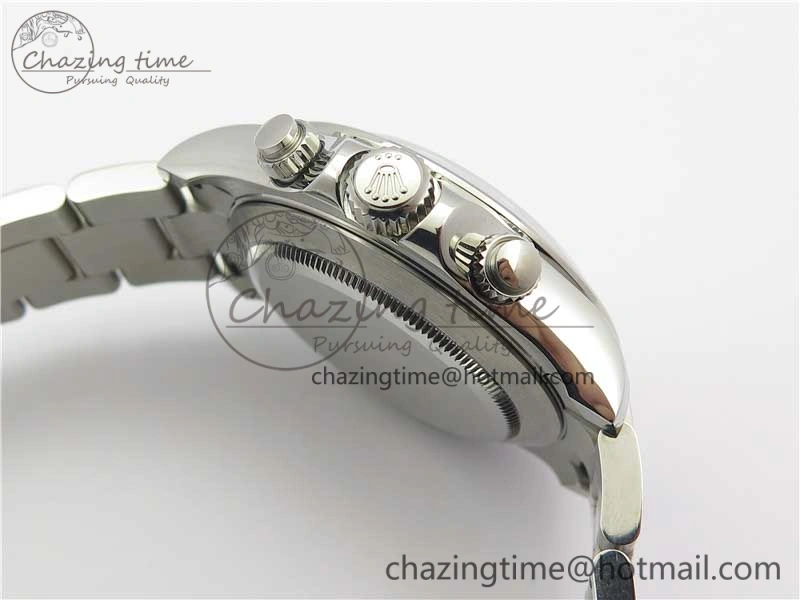 Daytona 116520 SS Noob 1:1 Best Edition White Dial On SS Bracelet A7750