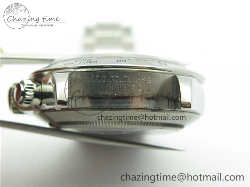 Daytona 116520 SS Noob 1:1 Best Edition White Dial On SS Bracelet A7750