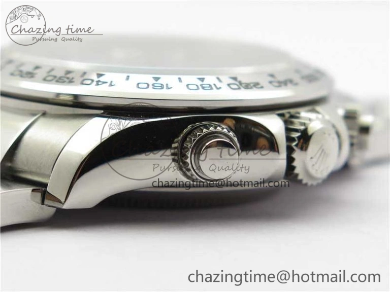 Daytona 116520 SS UBF Best Edition Ice Blue MOP Crystal Markers Dial on SS Bracelet A7750