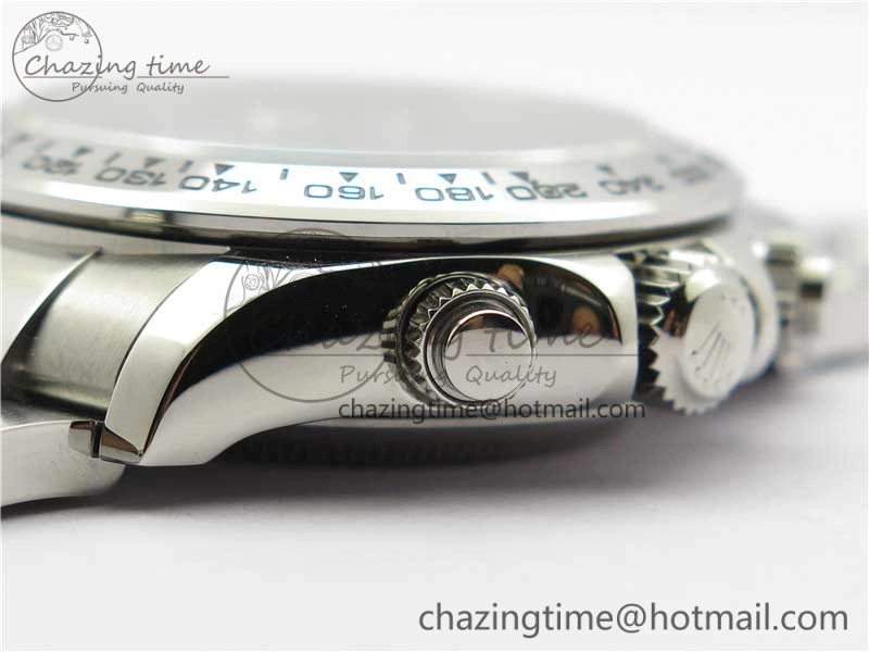 Daytona 116520 SS UBF Best Edition Ice Blue MOP Crystal Markers Dial on SS Bracelet A7750