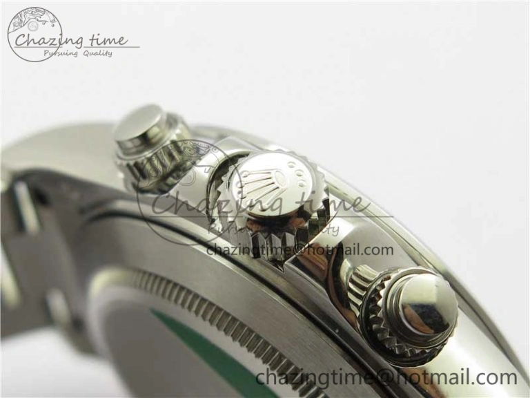 Daytona 116520 SS UBF Best Edition Ice Blue MOP Crystal Markers Dial on SS Bracelet A7750