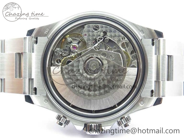 Daytona 116520 SS UBF Best Edition Ice Blue MOP Crystal Markers Dial on SS Bracelet A7750