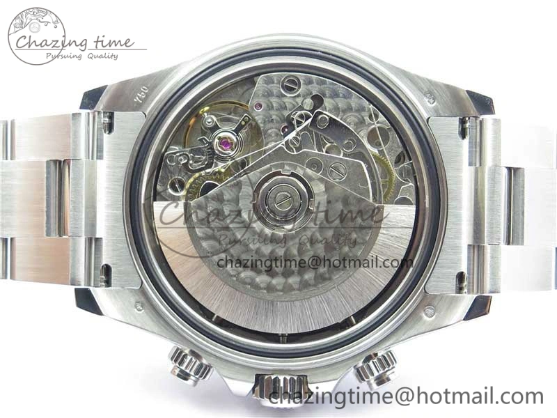 Daytona 116520 SS UBF Best Edition Ice Blue MOP Crystal Markers Dial on SS Bracelet A7750
