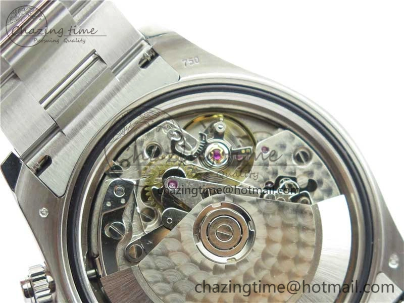 Daytona 116520 SS UBF Best Edition Ice Blue MOP Crystal Markers Dial on SS Bracelet A7750