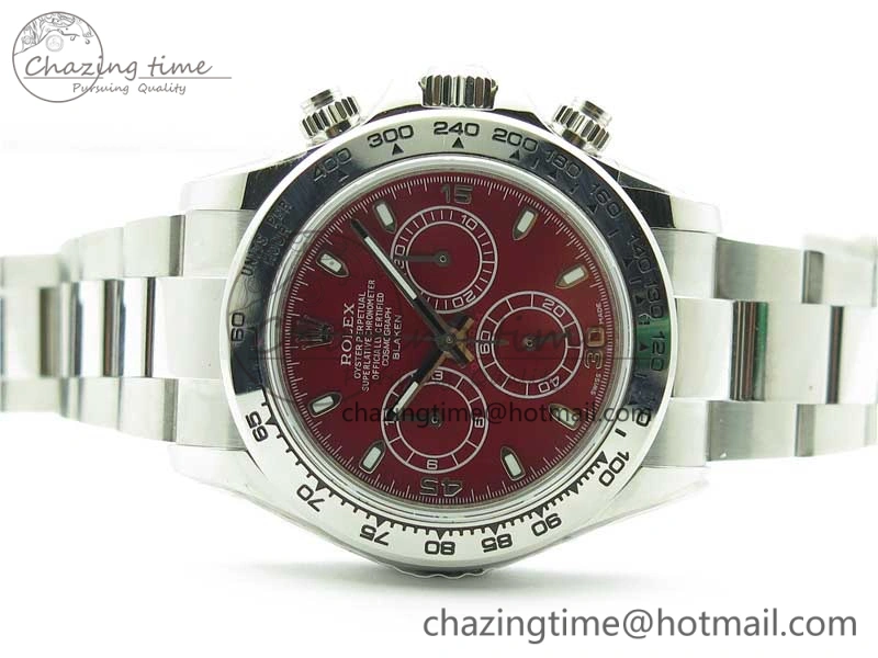 Daytona 116520 SS UBF Best Edition Red Stick Markers Dial on SS Bracelet A7750