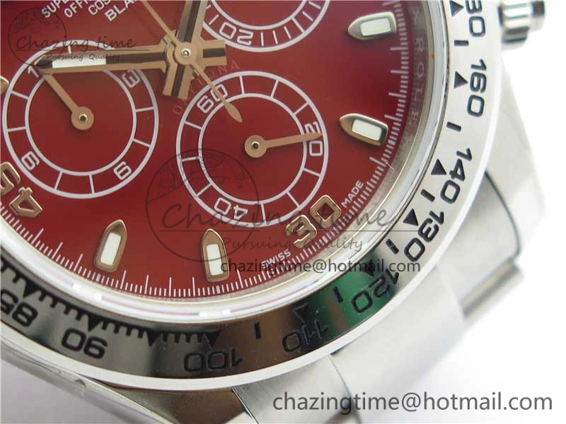 Daytona 116520 SS UBF Best Edition Red Stick Markers Dial on SS Bracelet A7750