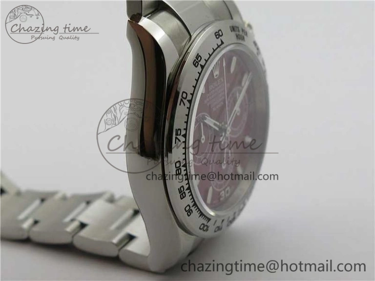 Daytona 116520 SS UBF Best Edition Red Stick Markers Dial on SS Bracelet A7750