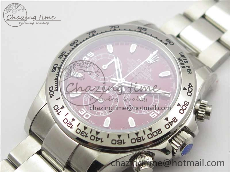 Daytona 116520 SS UBF Best Edition Red Stick Markers Dial on SS Bracelet A7750