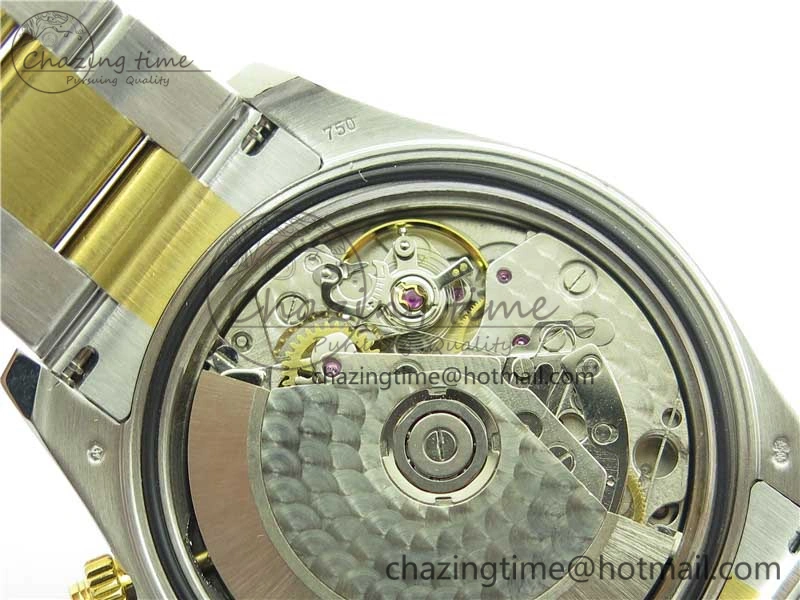 Daytona 116520 SS YG UBF Best Edition Ice Blue MOP Crystal Markers Dial on SS YG Bracelet A7750