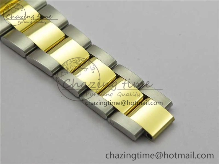 Daytona 116520 SS YG UBF Best Edition Ice Blue MOP Crystal Markers Dial on SS YG Bracelet A7750