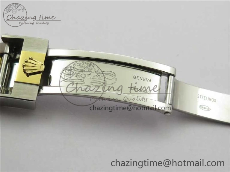 Daytona 116520 SS YG UBF Best Edition Ice Blue MOP Crystal Markers Dial on SS YG Bracelet A7750