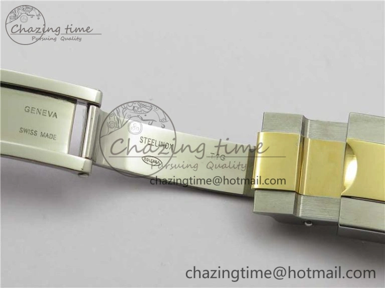 Daytona 116520 SS YG UBF Best Edition Ice Blue MOP Crystal Markers Dial on SS YG Bracelet A7750