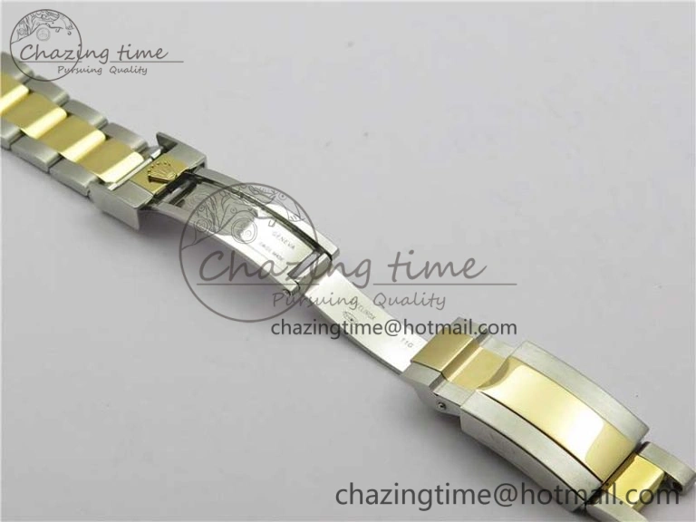 Daytona 116520 SS YG UBF Best Edition Ice Blue MOP Crystal Markers Dial on SS YG Bracelet A7750