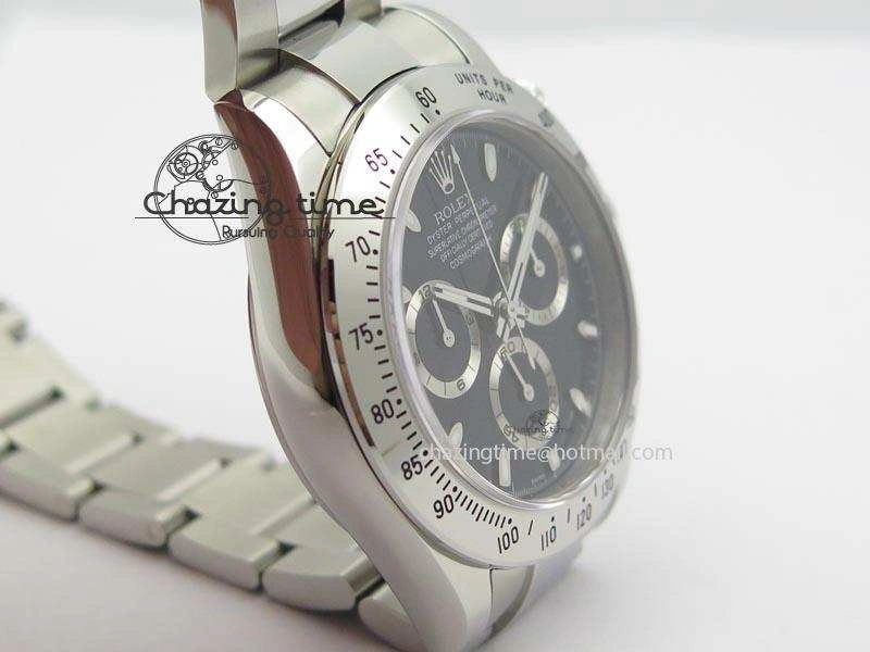Daytona 116520 V2 BP Best Edition Black Dial On SS Bracelet A4130