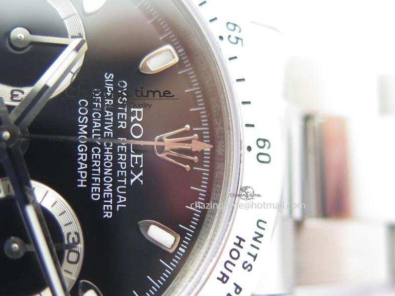 Daytona 116520 V2 BP Best Edition Black Dial On SS Bracelet A4130