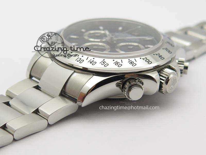 Daytona 116520 V2 BP Best Edition Black Dial On SS Bracelet A4130