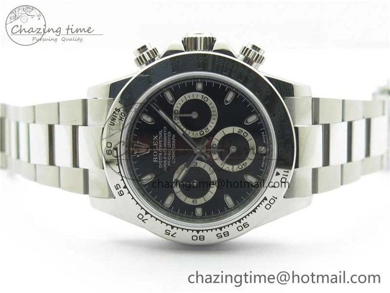 Daytona 116520 VRF 1:1 Best Edition Black Dial on SS Bracelet A7750