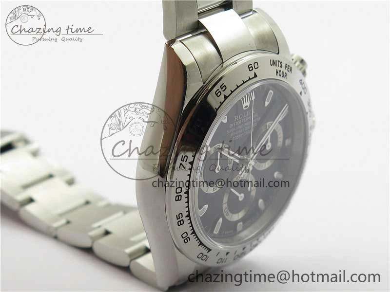 Daytona 116520 VRF 1:1 Best Edition Black Dial on SS Bracelet A7750