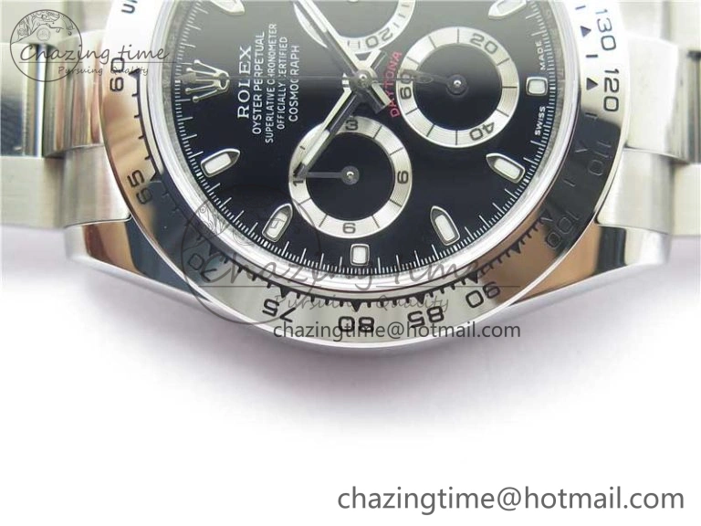 Daytona 116520 VRF 1:1 Best Edition Black Dial on SS Bracelet A7750