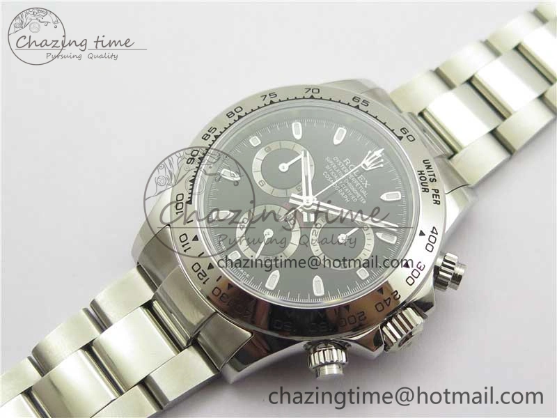 Daytona 116520 VRF 1:1 Best Edition Black Dial on SS Bracelet A7750