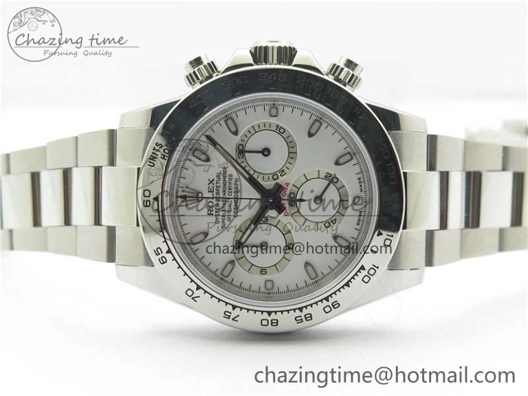 Daytona 116520 VRF 1:1 Best Edition White Dial on SS Bracelet A7750