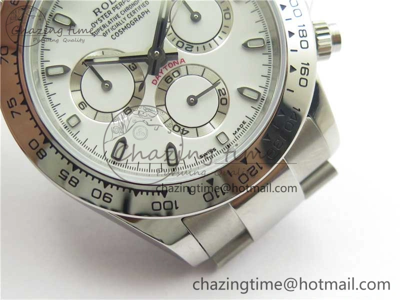 Daytona 116520 VRF 1:1 Best Edition White Dial on SS Bracelet A7750