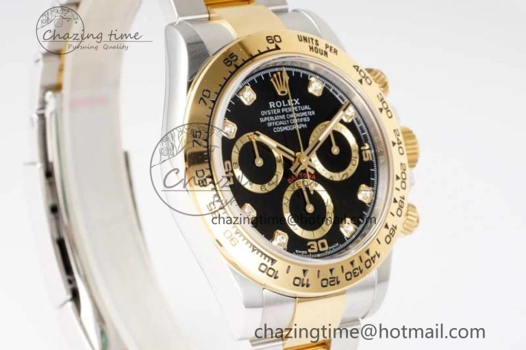 Daytona 116523 BTF 1:1 Best Edition 904L SS Case and Bracelet Black Diamonds Dial SA4130
