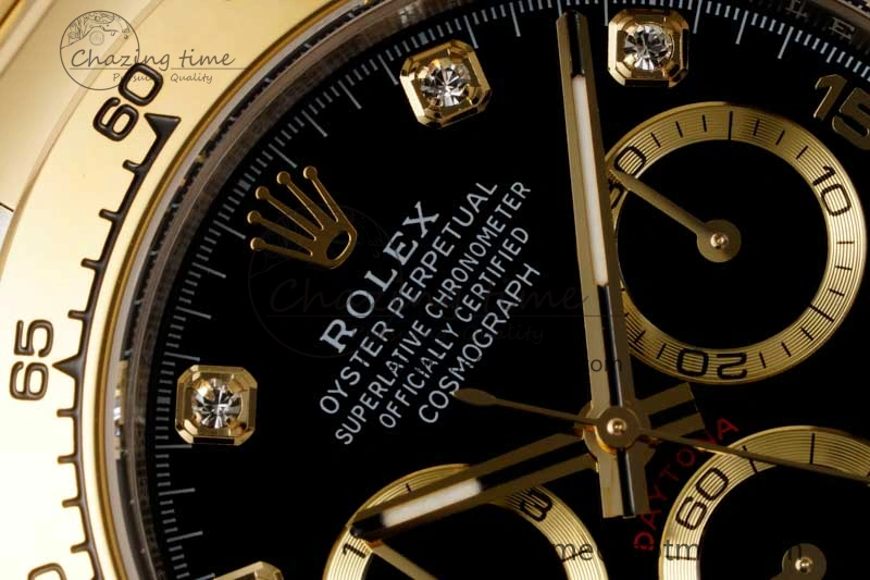 Daytona 116523 BTF 1:1 Best Edition 904L SS Case and Bracelet Black Diamonds Dial SA4130