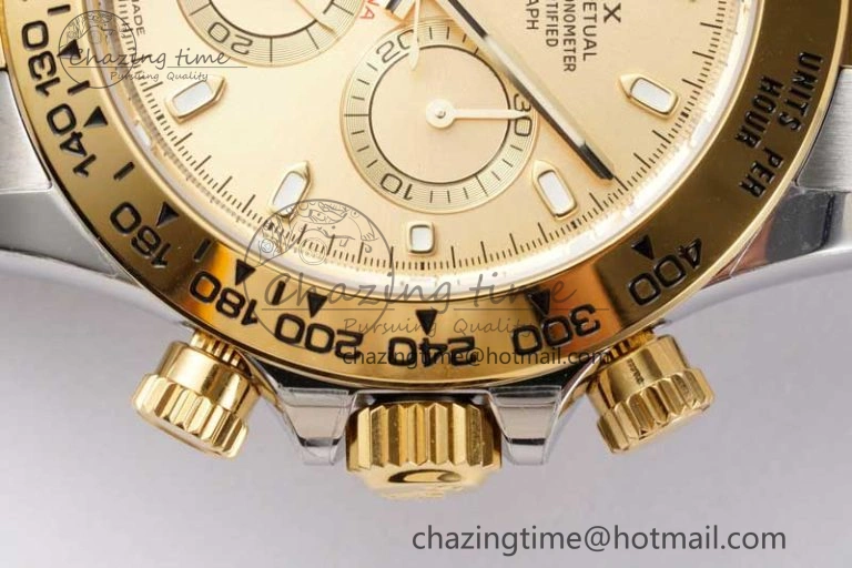 Daytona 116523 BTF 1:1 Best Edition 904L SS Case and Bracelet YG Dial SA4130