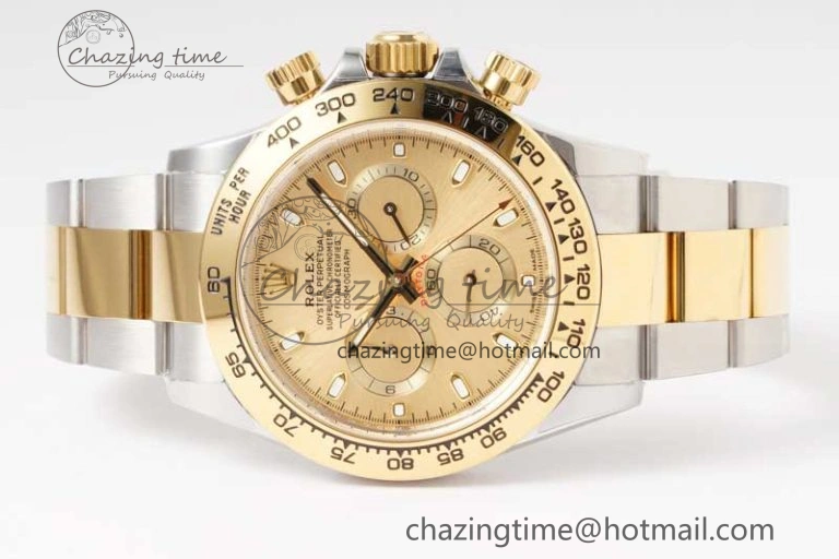 Daytona 116523 BTF 1:1 Best Edition 904L SS Case and Bracelet YG Dial SA4130