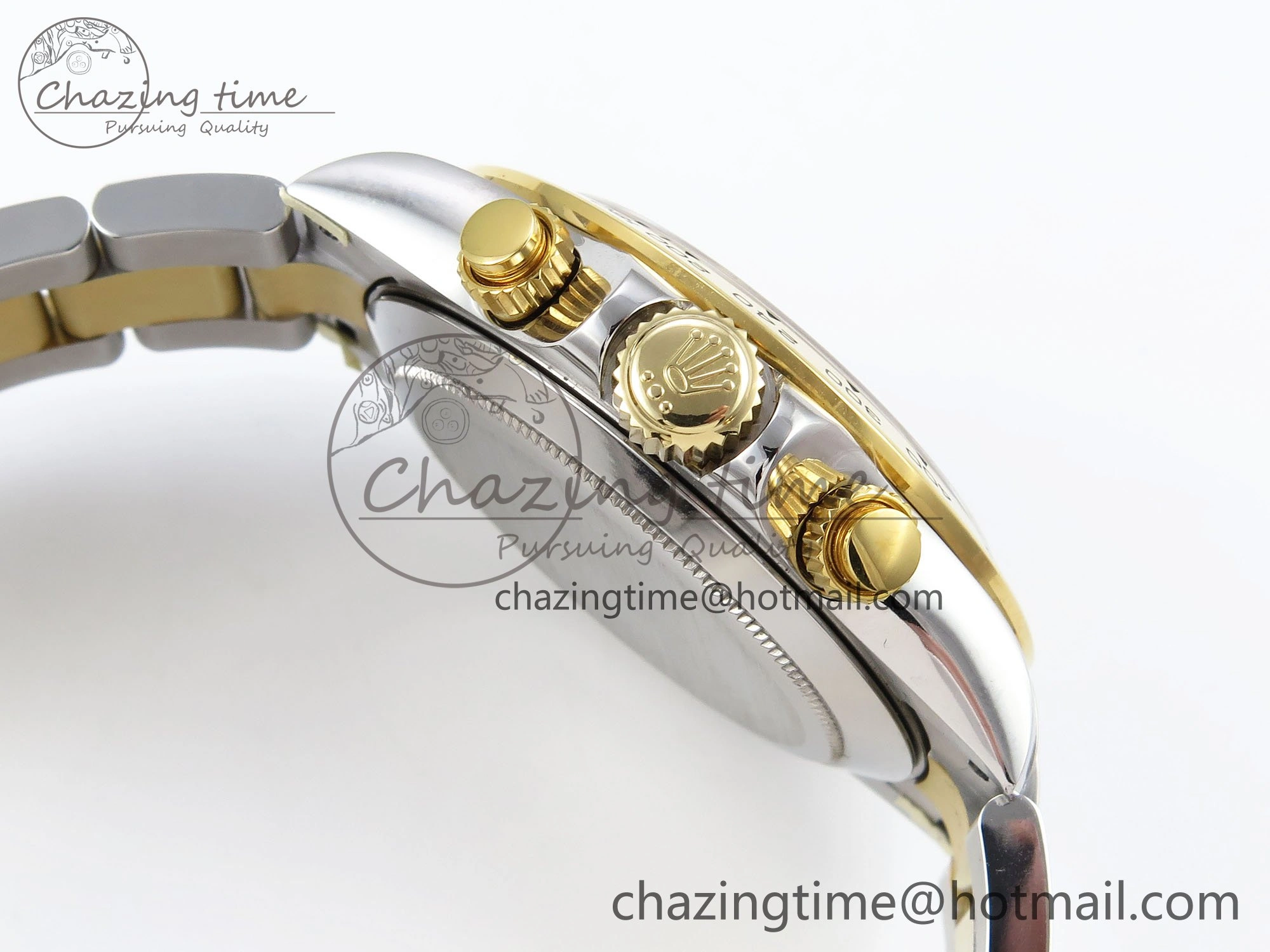 Daytona 116523 SS YG VRF 1:1 Best Edition White Diamonds Dial on SS YG Bracelet A7750