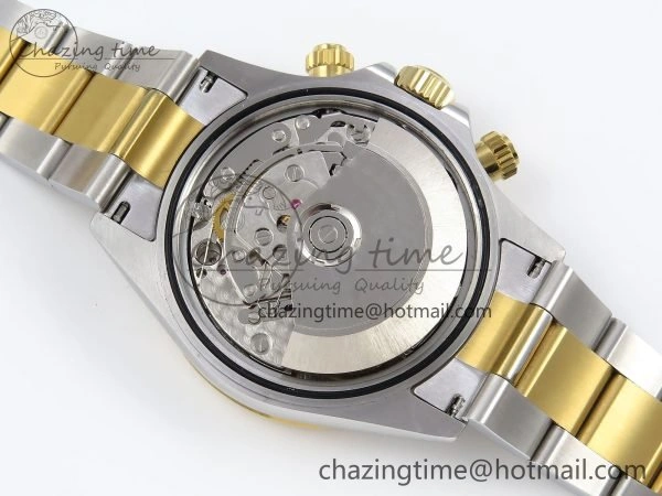 Daytona 116523 SS YG VRF 1:1 Best Edition White Diamonds Dial on SS YG Bracelet A7750