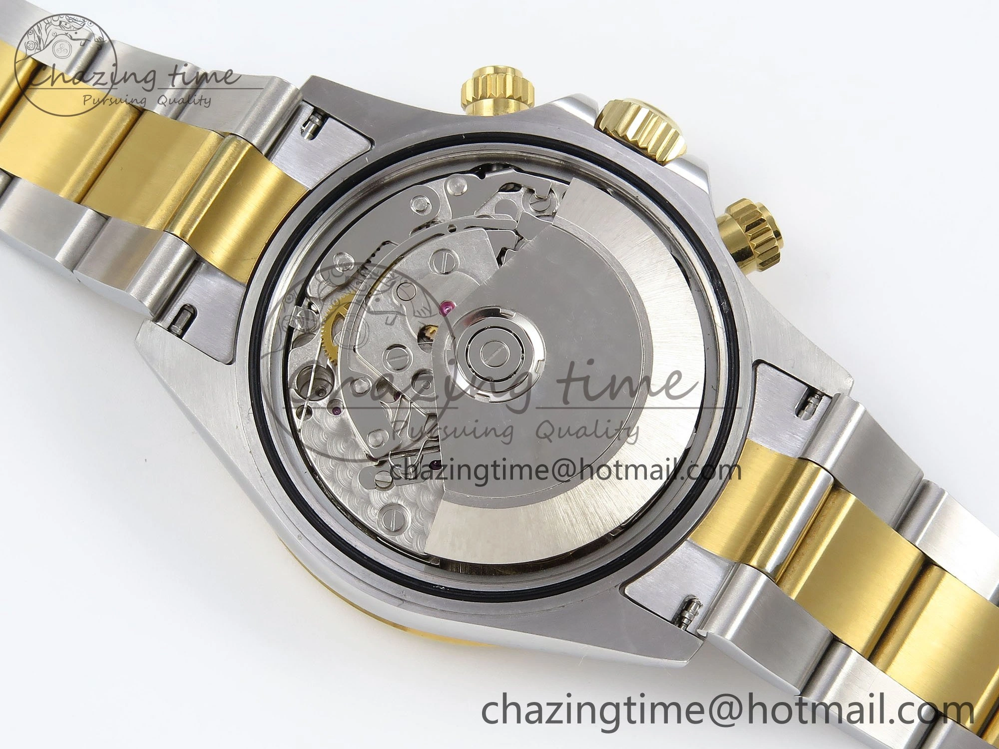 Daytona 116523 SS YG VRF 1:1 Best Edition White Diamonds Dial on SS YG Bracelet A7750