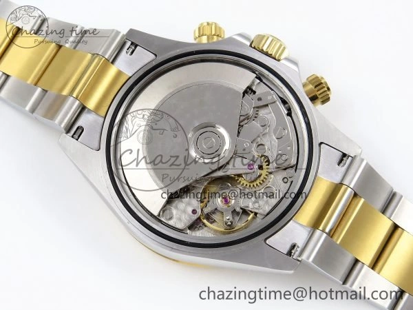 Daytona 116523 SS YG VRF 1:1 Best Edition White Diamonds Dial on SS YG Bracelet A7750
