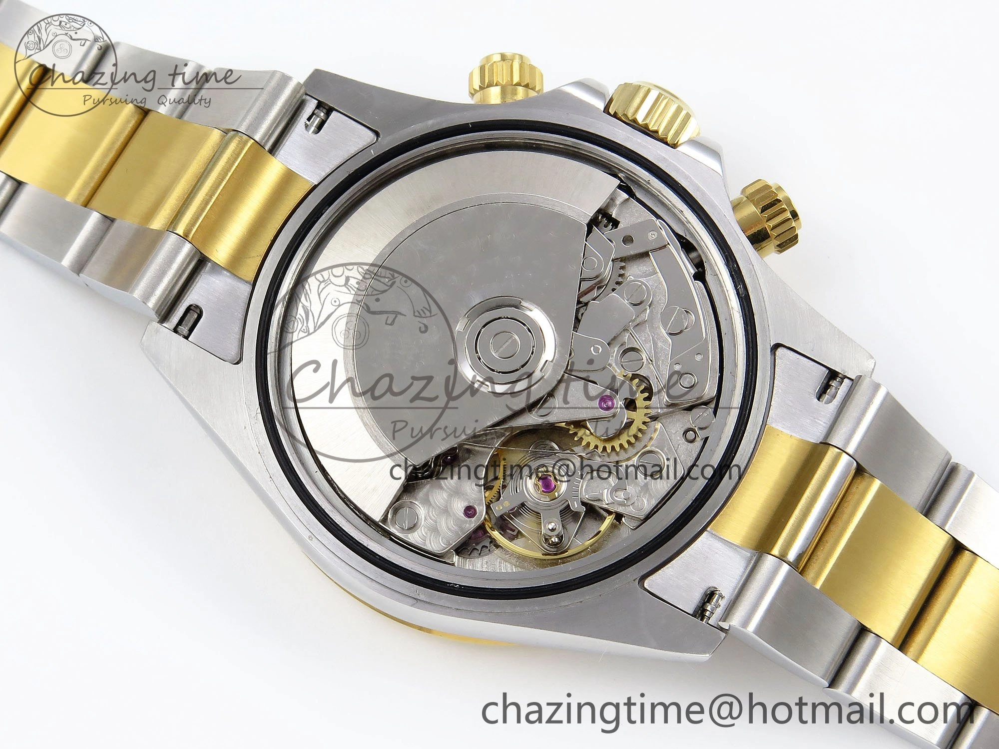 Daytona 116523 SS YG VRF 1:1 Best Edition White Diamonds Dial on SS YG Bracelet A7750