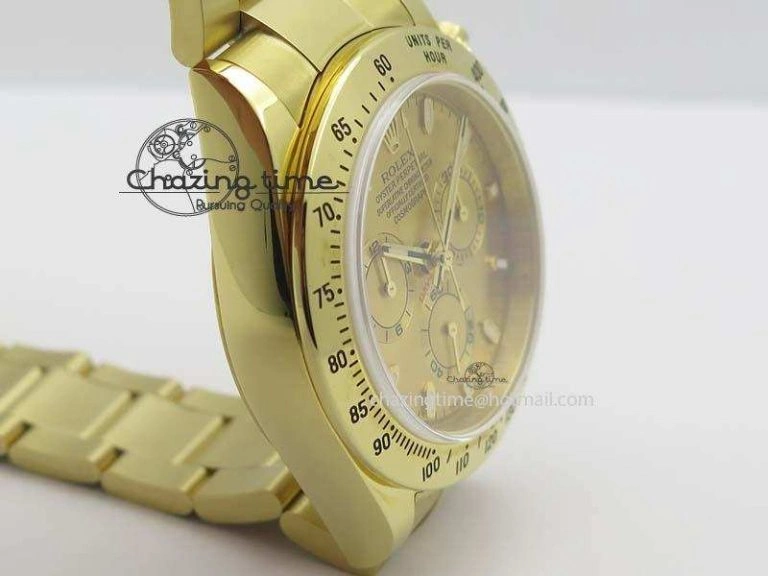 Daytona 116523 YG JF Best Edition Gold Dial On YG Bracelet A7750