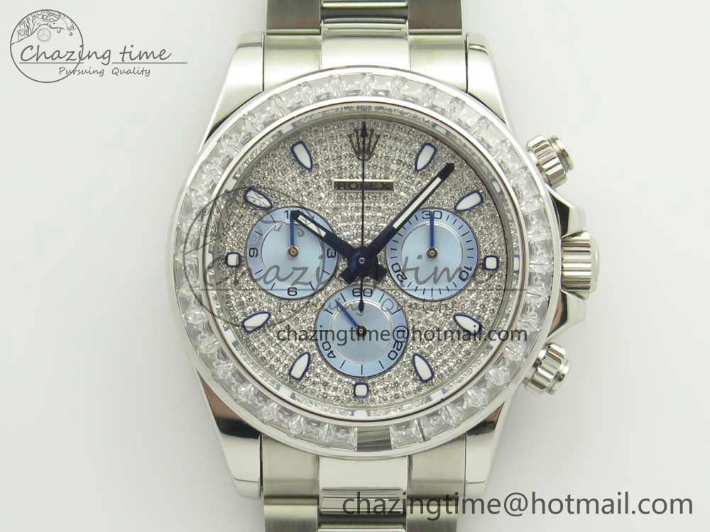 Daytona 116576TBR SS BLF Best Edition Diamond Dial On SS Bracelet A4130