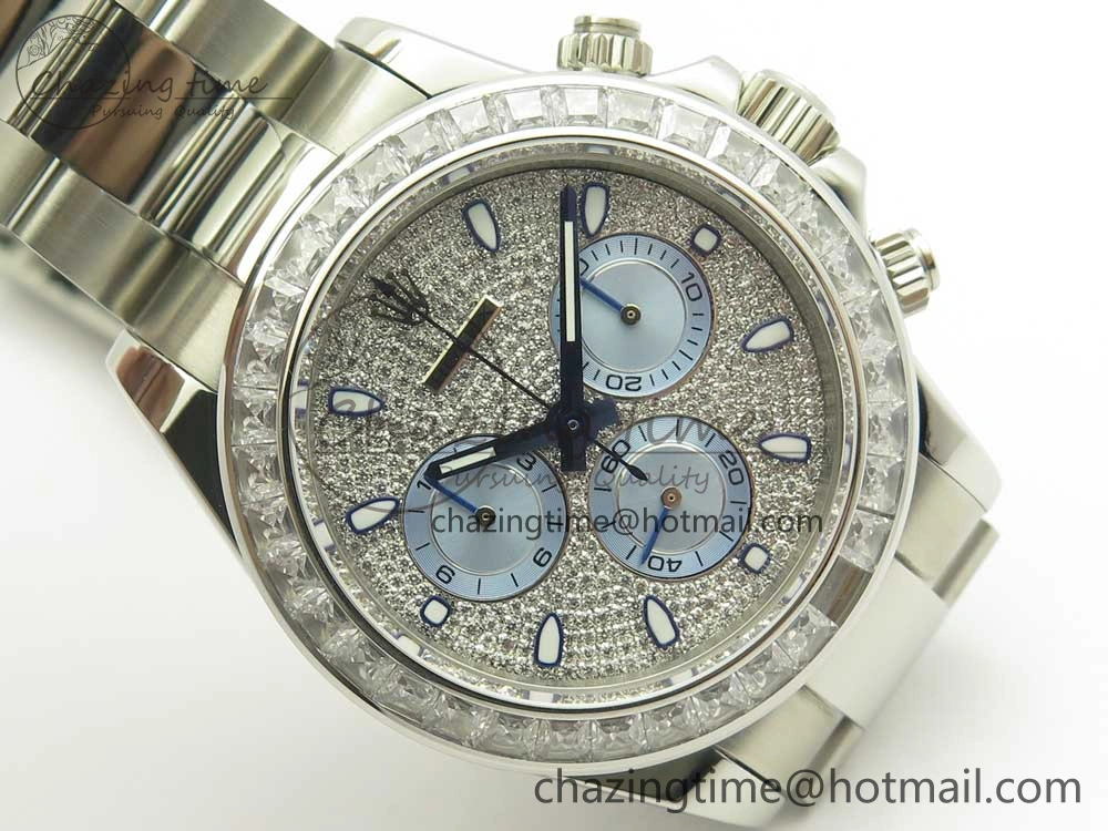 Daytona 116576TBR SS BLF Best Edition Diamond Dial On SS Bracelet A4130
