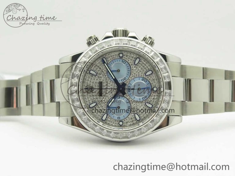 Daytona 116576TBR SS BLF Best Edition Diamond Dial On SS Bracelet A4130